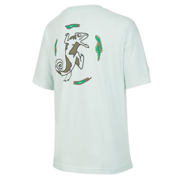 Nike SB Big Kids' Embroidered Skate Graphic Tee Barely Green-Black Sheep Skate Shop