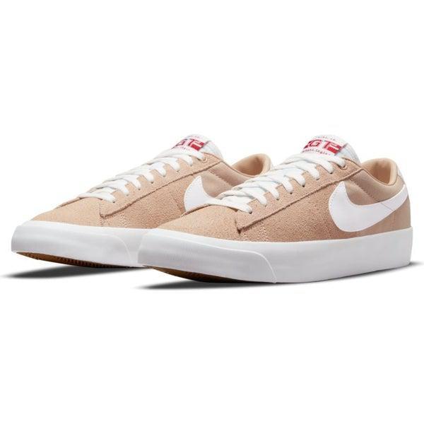 Nike SB Blazer Low PRO GT Bio Beige - White - Gym Red-Black Sheep Skate Shop