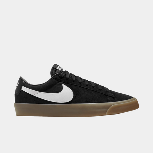 Nike SB Blazer Low PRO GT Black - White - Gum-Black Sheep Skate Shop