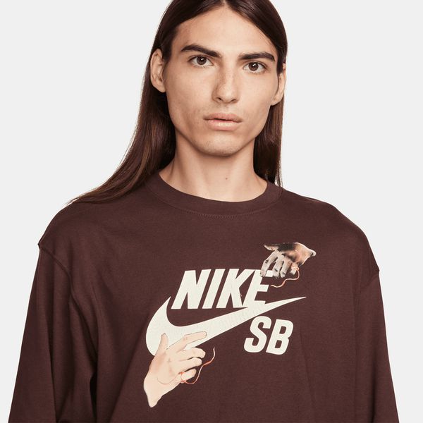 Nike SB "City of Love" Long Sleeve Skate Tee Brown-Black Sheep Skate Shop