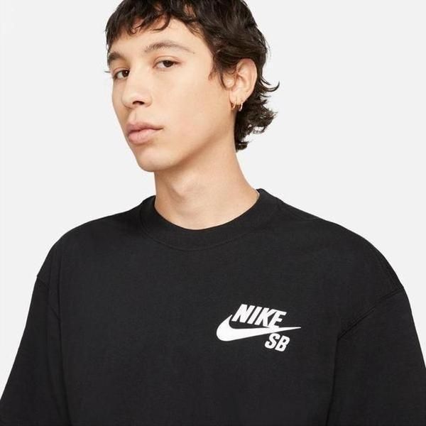 Nike SB Classic Logo Skate Tee Black-Black Sheep Skate Shop