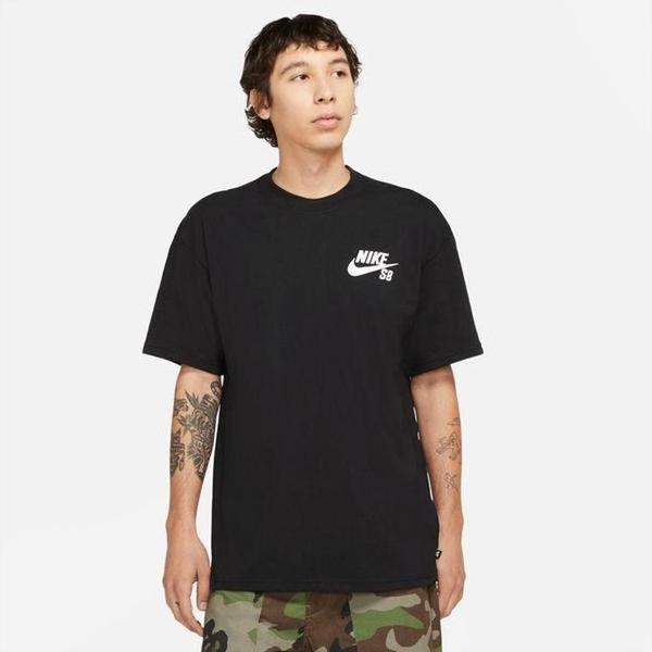 Nike SB Classic Logo Skate Tee Black-Black Sheep Skate Shop