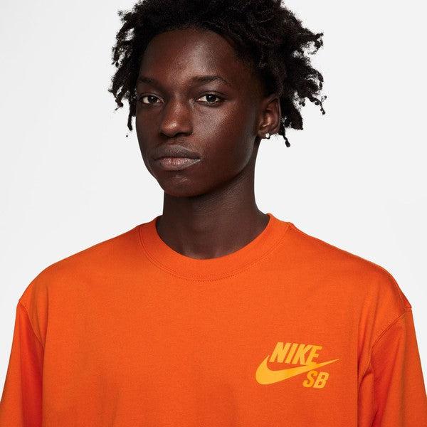 Orange and black nike t outlet shirt