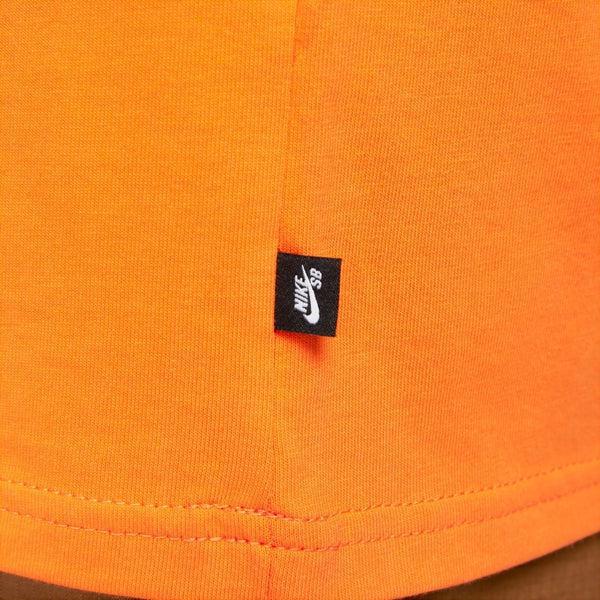 Nike SB Classic Logo Skate Tee Safety Orange-Black Sheep Skate Shop