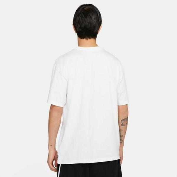 Nike SB Classic Logo Skate Tee White-Black Sheep Skate Shop