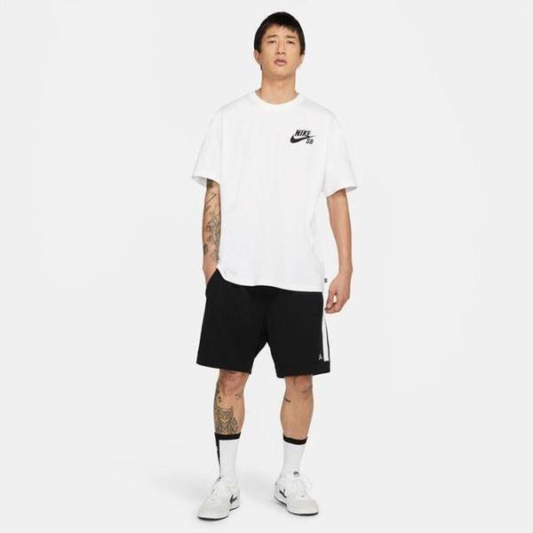 Nike SB Classic Logo Skate Tee White-Black Sheep Skate Shop