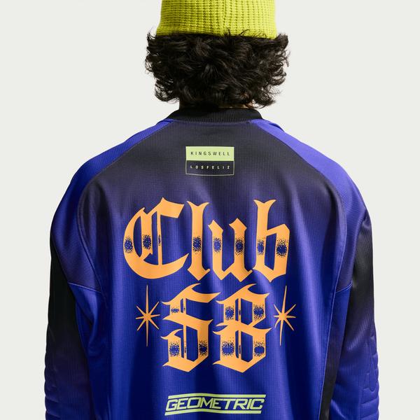 Nike SB "Club 58" FC Pack Long Sleeve Skate Jersey Dark Concord-Black Sheep Skate Shop