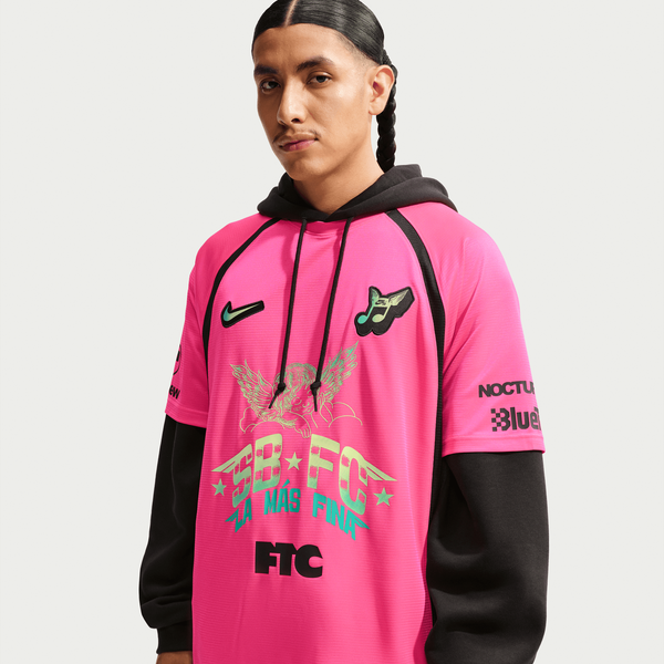 Nike SB "Club 58" FC Pack Short Sleeve Skate Jersey Hyper Pink - Black-Black Sheep Skate Shop