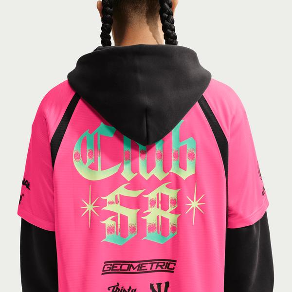 Nike SB "Club 58" FC Pack Short Sleeve Skate Jersey Hyper Pink - Black-Black Sheep Skate Shop