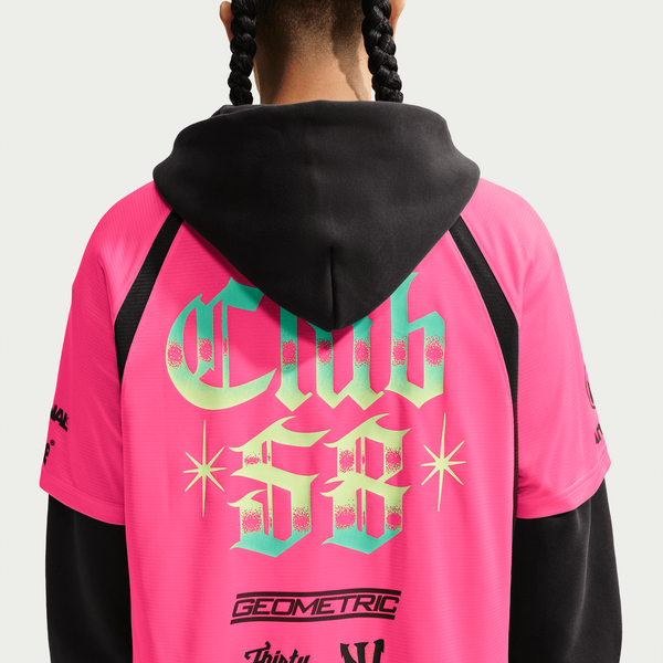 Nike SB "Club 58" FC Pack Short Sleeve Skate Jersey Hyper Pink - Black-Black Sheep Skate Shop