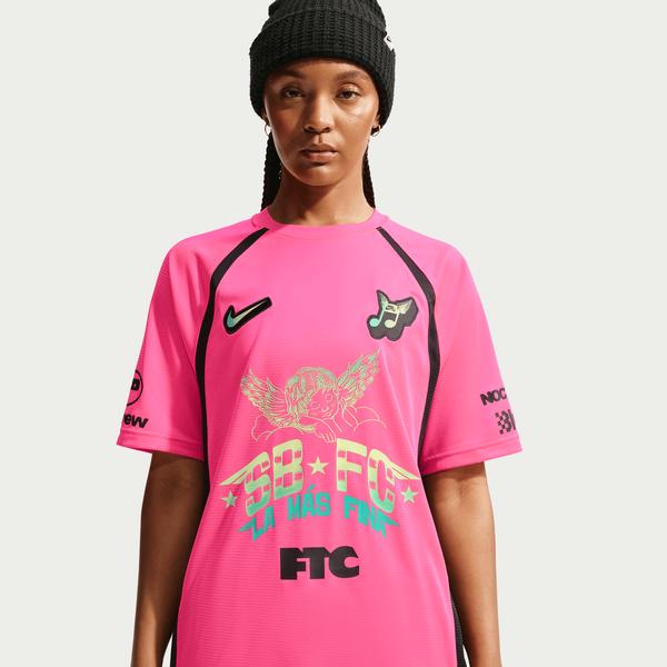 Nike SB "Club 58" FC Pack Short Sleeve Skate Jersey Hyper Pink - Black-Black Sheep Skate Shop