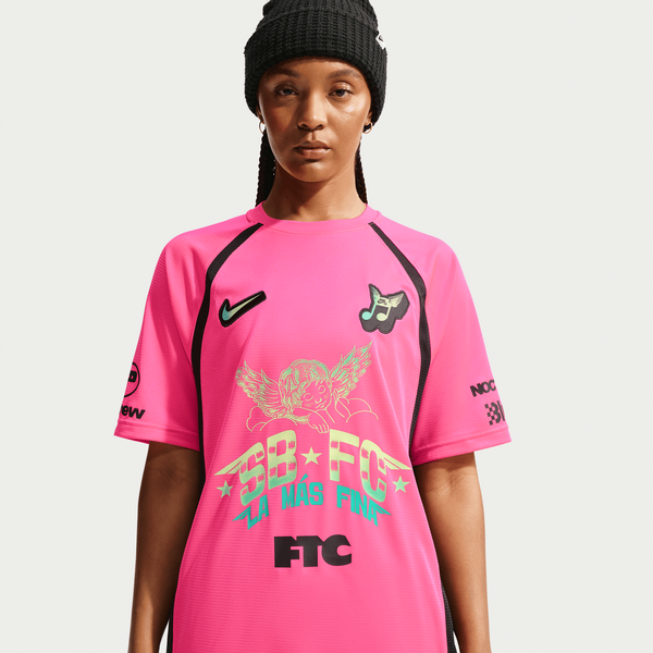 Nike SB "Club 58" FC Pack Short Sleeve Skate Jersey Hyper Pink - Black-Black Sheep Skate Shop
