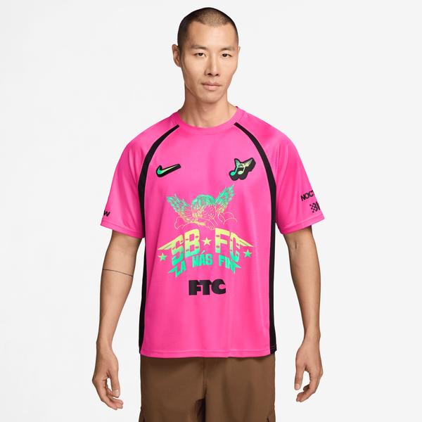 Nike SB "Club 58" FC Pack Short Sleeve Skate Jersey Hyper Pink - Black-Black Sheep Skate Shop
