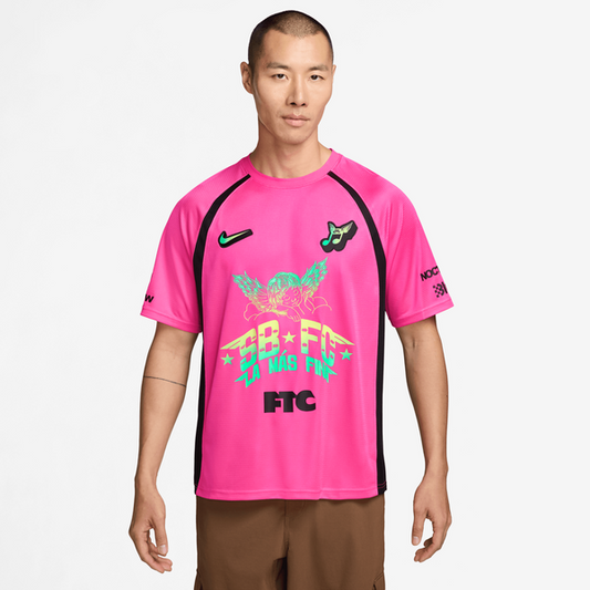 Nike SB "Club 58" FC Pack Short Sleeve Skate Jersey Hyper Pink - Black-Black Sheep Skate Shop