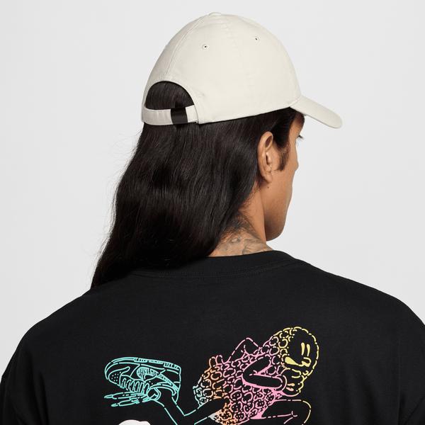 Nike SB Club Unstructured Skate Cap Light Bone - White-Black Sheep Skate Shop