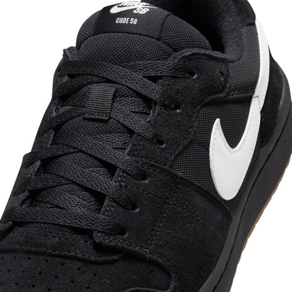 Nike SB Code 58 Black - Summit White - Gum Light Brown-Black Sheep Skate Shop