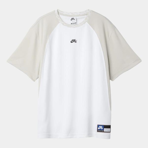 Nike SB Dri-Fit Knit Skate Jersey White - Light Bone - Black-Black Sheep Skate Shop