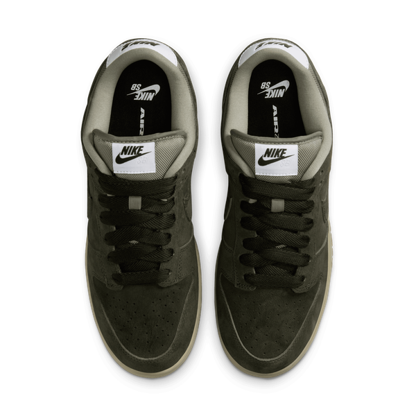 Nike SB Dunk Low Pro B Sequoia - Light Army - White-Black Sheep Skate Shop