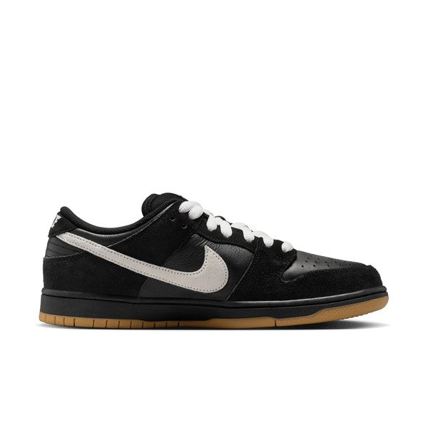 Nike SB Dunk Low Pro Black - White - Gum Light Brown-Black Sheep Skate Shop