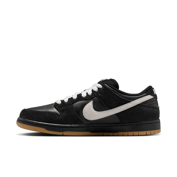 Nike SB Dunk Low Pro Black - White - Gum Light Brown-Black Sheep Skate Shop