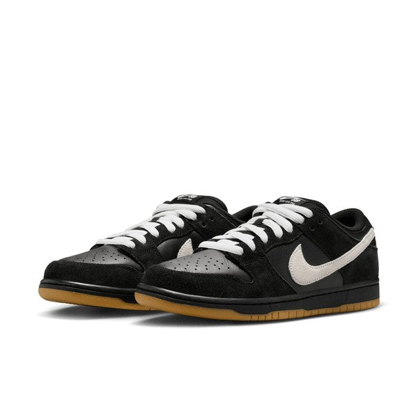 Nike SB Dunk Low Pro Black - White - Gum Light Brown-Black Sheep Skate Shop