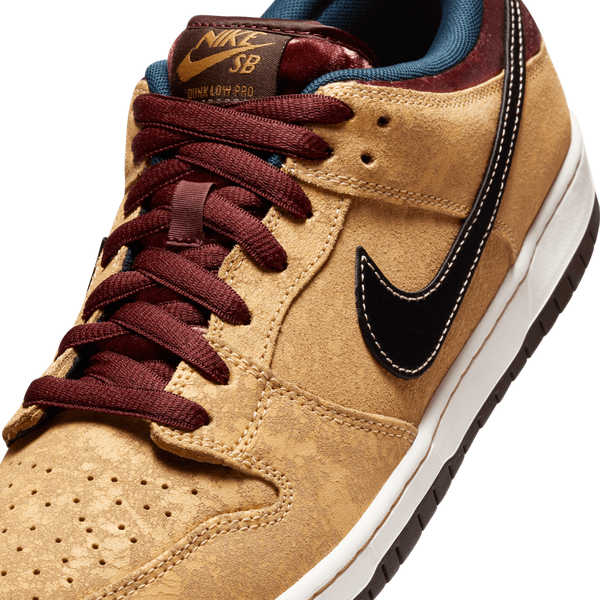 Nike SB Dunk Low Pro "City of Cinema" Celestial Gold - Black - Dark Team Red-Black Sheep Skate Shop