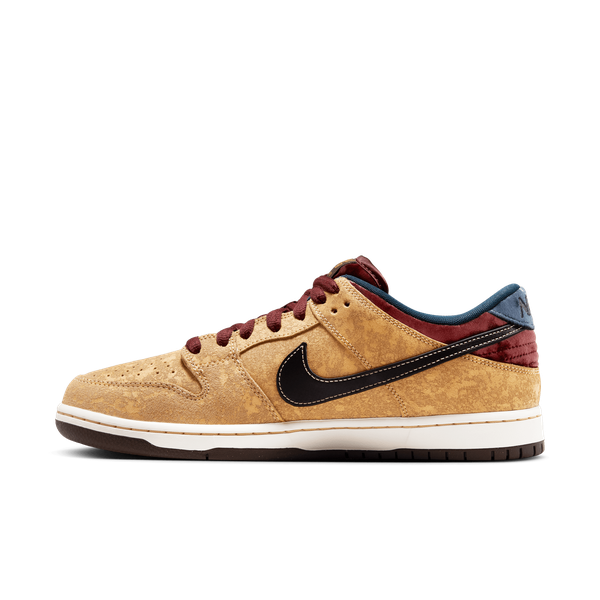 Nike SB Dunk Low Pro "City of Cinema" Celestial Gold - Black - Dark Team Red-Black Sheep Skate Shop