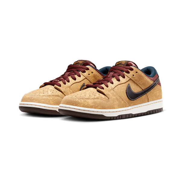 Nike SB Dunk Low Pro "City of Cinema" Celestial Gold - Black - Dark Team Red-Black Sheep Skate Shop