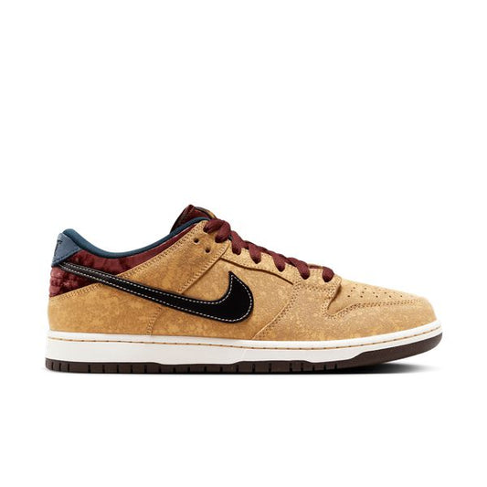 Nike SB Dunk Low Pro "City of Cinema" Celestial Gold - Black - Dark Team Red-Black Sheep Skate Shop