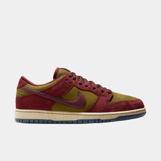 Nike SB Dunk Low Pro Dark Team Red - Burgundy Crush - Olive Flak-Black Sheep Skate Shop