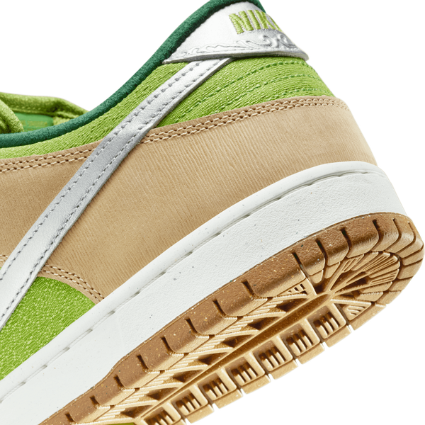 Nike SB Dunk Low Pro "Escargot" Sesame- Metallic Silver - Pear - Fir-Black Sheep Skate Shop