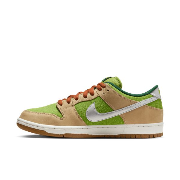 Nike SB Dunk Low Pro "Escargot" Sesame- Metallic Silver - Pear - Fir-Black Sheep Skate Shop