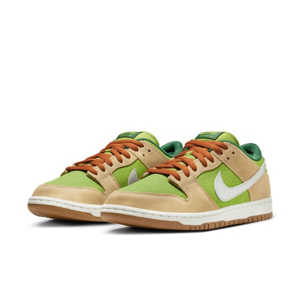 Nike SB Dunk Low Pro "Escargot" Sesame- Metallic Silver - Pear - Fir-Black Sheep Skate Shop