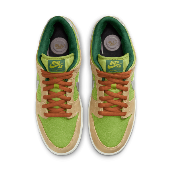 Nike SB Dunk Low Pro "Escargot" Sesame- Metallic Silver - Pear - Fir-Black Sheep Skate Shop