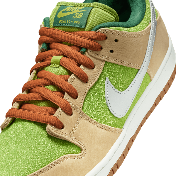 Nike SB Dunk Low Pro "Escargot" Sesame- Metallic Silver - Pear - Fir-Black Sheep Skate Shop