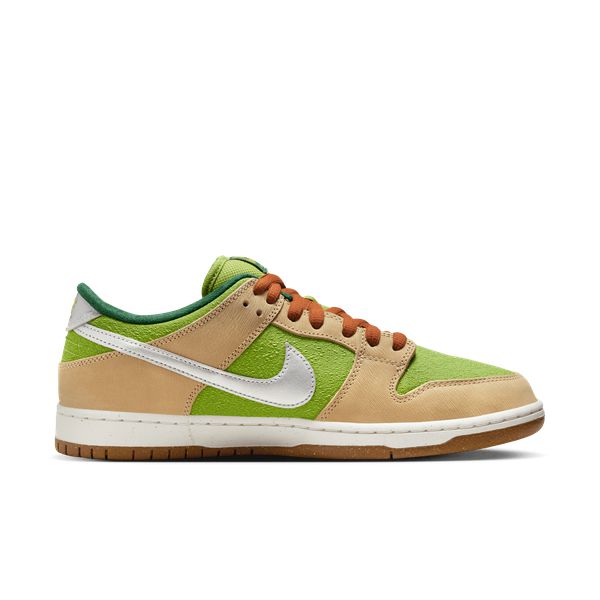 Nike SB Dunk Low Pro "Escargot" Sesame- Metallic Silver - Pear - Fir-Black Sheep Skate Shop