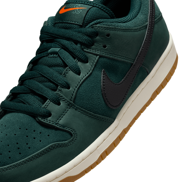 Nike SB Dunk Low Pro ISO Deep Fir - Black - Sail-Black Sheep Skate Shop