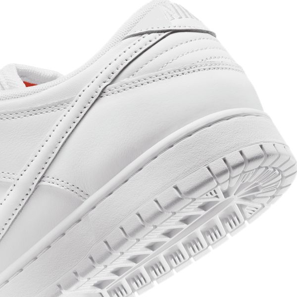 Nike SB Dunk Low Pro ISO "Triple White" White - White- White-Black Sheep Skate Shop