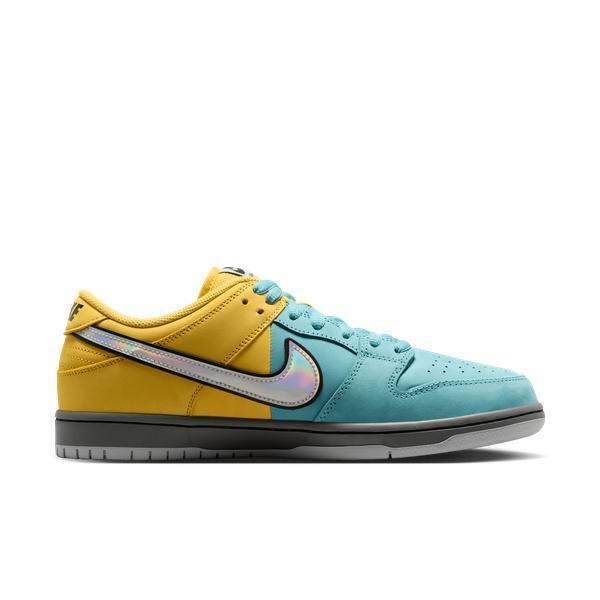 Nike SB Dunk Low Pro "Muni Fast Pass" Lightening- Wolf Grey- Denim- Turquoise-Black Sheep Skate Shop