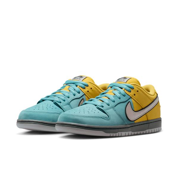 Nike SB Dunk Low Pro "Muni Fast Pass" Lightening- Wolf Grey- Denim- Turquoise-Black Sheep Skate Shop