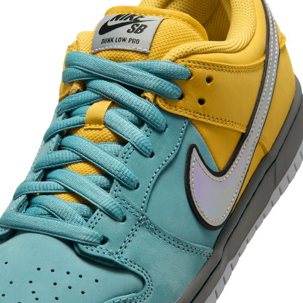 Nike SB Dunk Low Pro "Muni Fast Pass" Lightening- Wolf Grey- Denim- Turquoise-Black Sheep Skate Shop