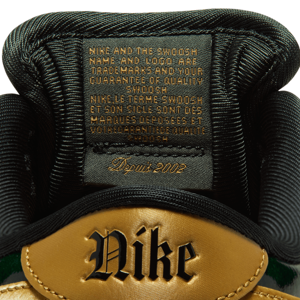 Nike SB Dunk Low Pro Premium Black Spruce - Metallic Gold - Black-Black Sheep Skate Shop