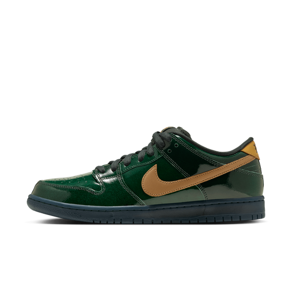 Nike SB Dunk Low Pro Premium Black Spruce - Metallic Gold - Black-Black Sheep Skate Shop