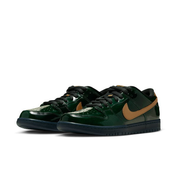 Nike SB Dunk Low Pro Premium Black Spruce - Metallic Gold - Black-Black Sheep Skate Shop
