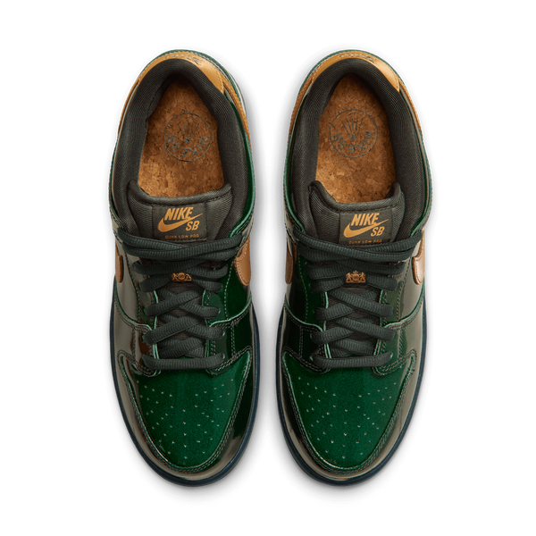 Nike SB Dunk Low Pro Premium Black Spruce - Metallic Gold - Black-Black Sheep Skate Shop