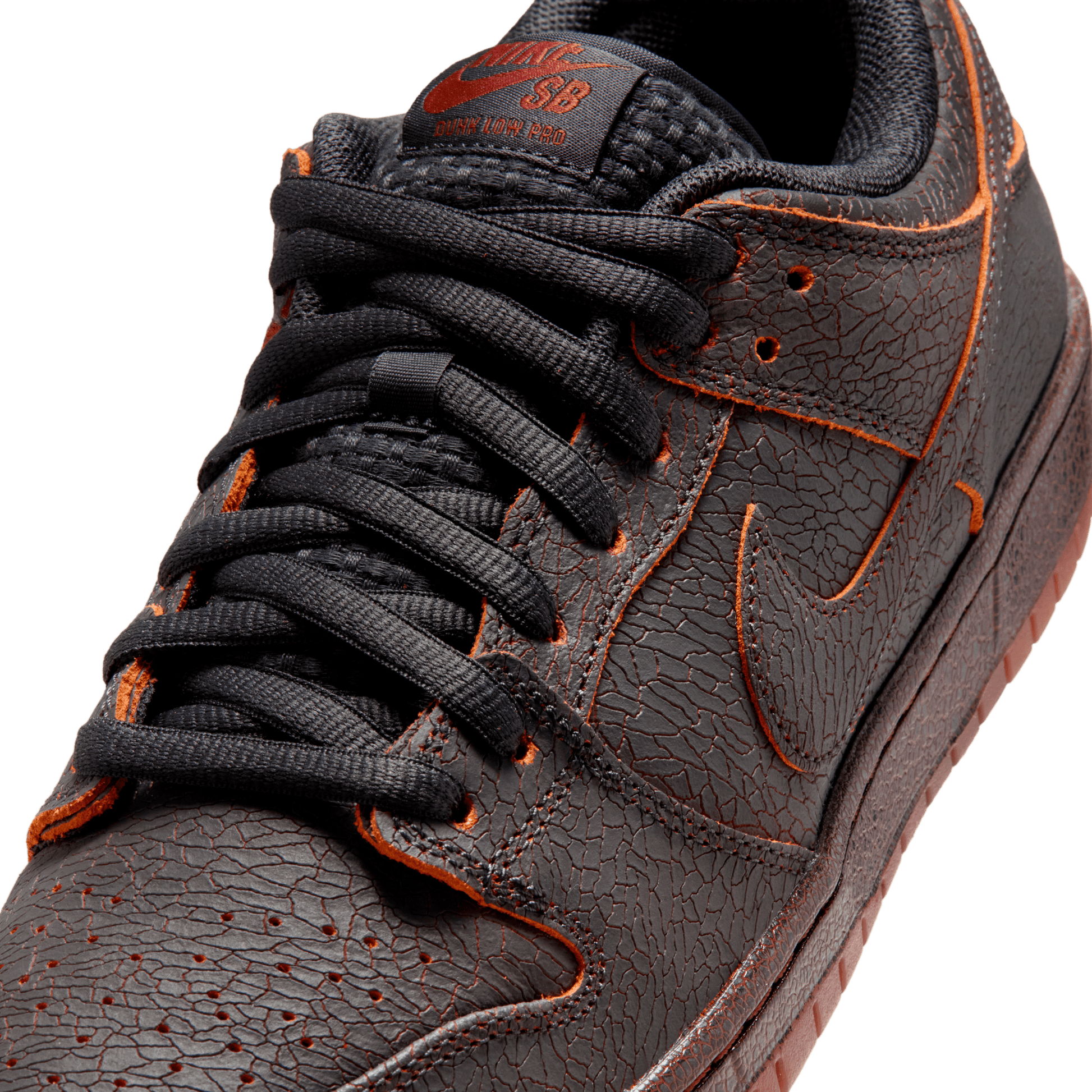 Nike SB Dunk Low Pro Premium "Krampus" Dark Smoke Grey - Campfire Orange - Black-Black Sheep Skate Shop