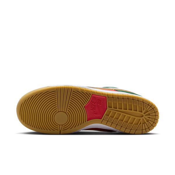 Nike SB Dunk Low Pro Premium "Super Sonics" Fir - White- University Gold - Fire Red-Black Sheep Skate Shop