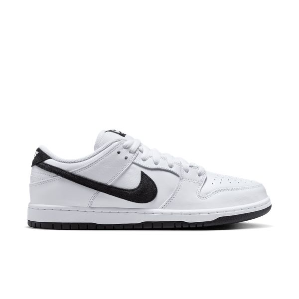 Nike SB Dunk Low Pro White - Black - Black-Black Sheep Skate Shop