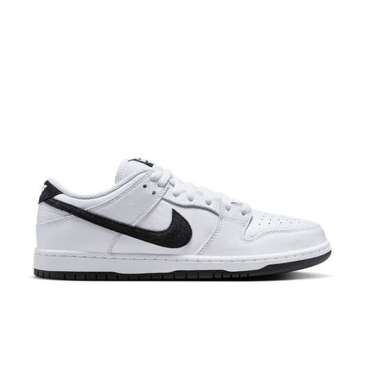 Nike SB Dunk Low Pro White - Black - Black-Black Sheep Skate Shop