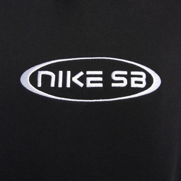 Nike SB Embroidered Oval Graphic Skate Hoodie Black-Black Sheep Skate Shop